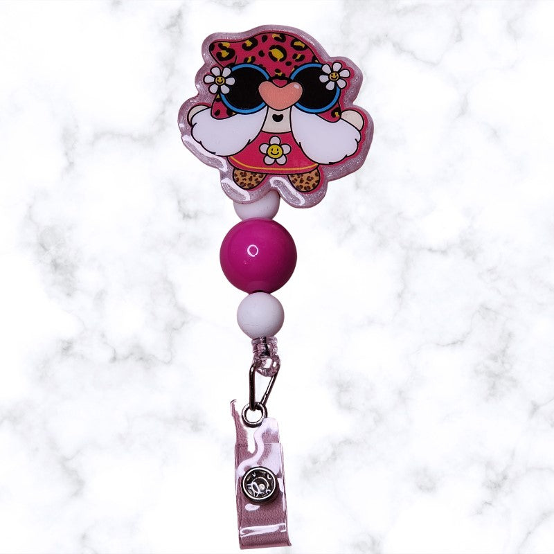 Leopard Gnomie Badge Reel