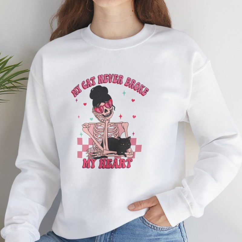 My Cat Never Broke My Heart Crewneck