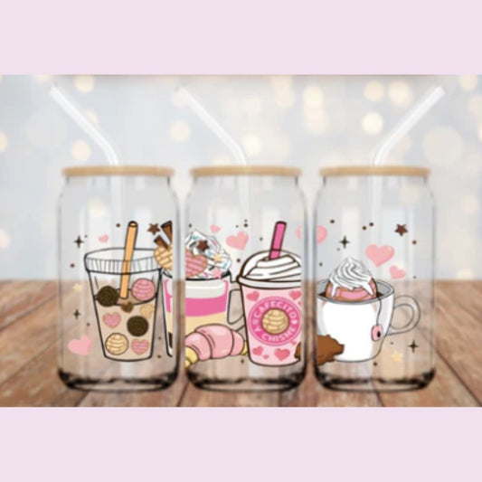Cafecito Y Chisme Libby Glass Cup