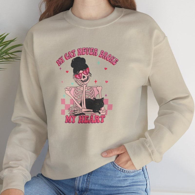 My Cat Never Broke My Heart Crewneck