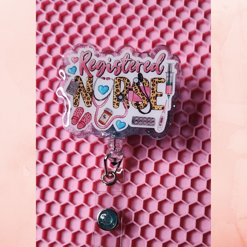 Registered Nurse Badge Reel