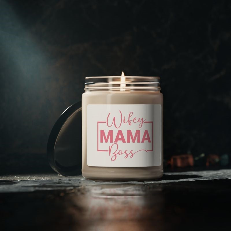 Wife Mama Boss Candle