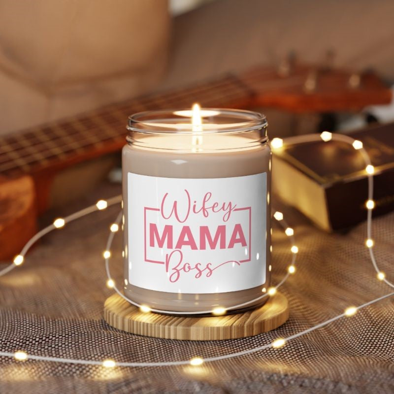 Wife Mama Boss Candle