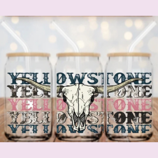 Yellowstone Libby Glass Cup